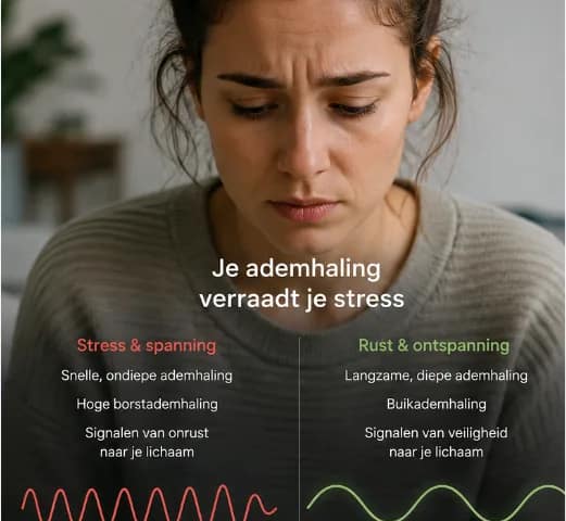 Waarom je ademhaling stress niet alleen verraadt, maar ook kan veranderen